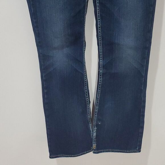SILVER Tuesday dark wash boot cut jeans - Picture 3 of 8